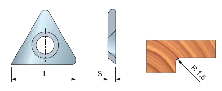 RG02MТвердосплавные неперетачиваемые треугольные режущие пластины